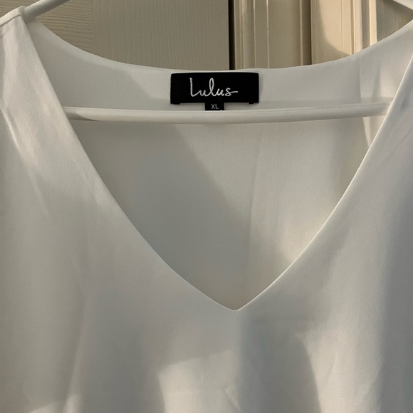 Lulu Brand Short Sleeve Casual Wedding Dress - Picture 3 of 4